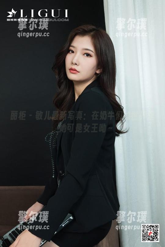 丽柜-敏儿 丽柜 - 敏儿最新写真:在奶牛们的世界里,她可是女王呦~