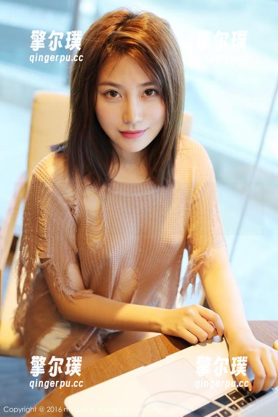 美媛馆-糯美子Mini 美媛馆 - 糯美子Mini夏日套图:我的心情就像这海浪一样,一波未平一波又起!